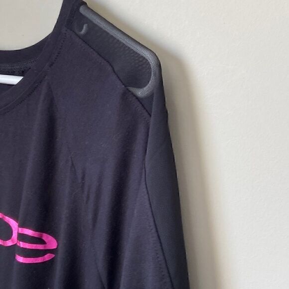 𝅺nwt Bebe Sport Black Logo Top - Size Large - Picture 4 of 8